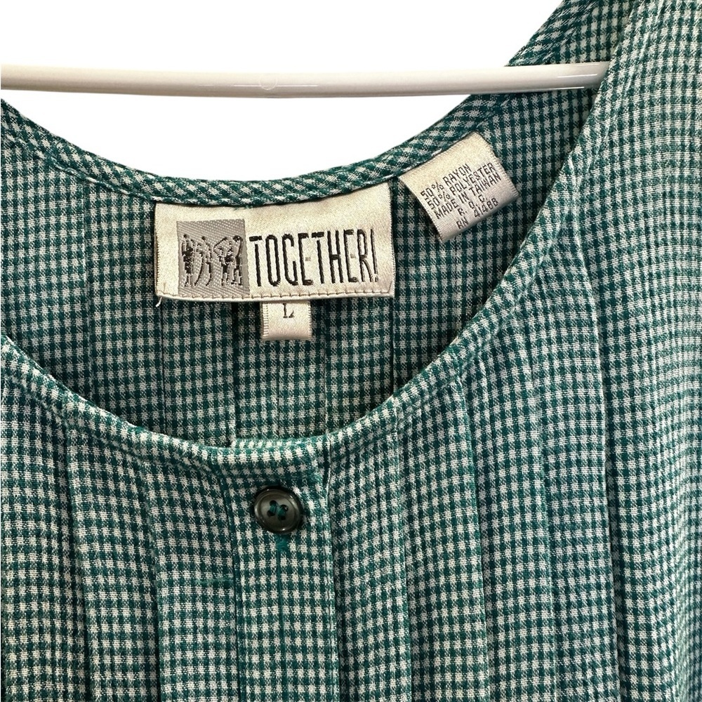 Fabulous Vintage Together! brand button-front midi dress Size L NWT!! - Picture 3 of 9